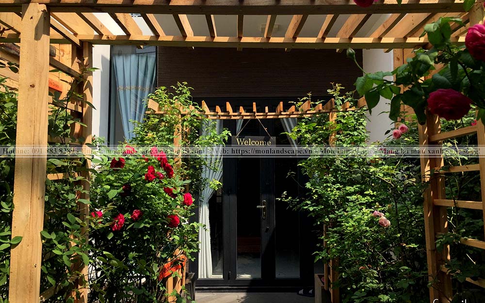 Đặc điểm của giàn hoa ngoài trời