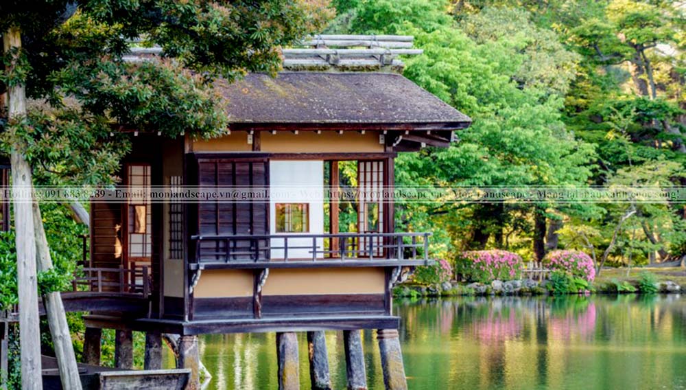 Quy trình thi công một sân vườn kiểu Nhật