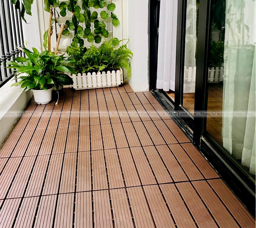 Vật liệu mới: Sàn nhựa ban công