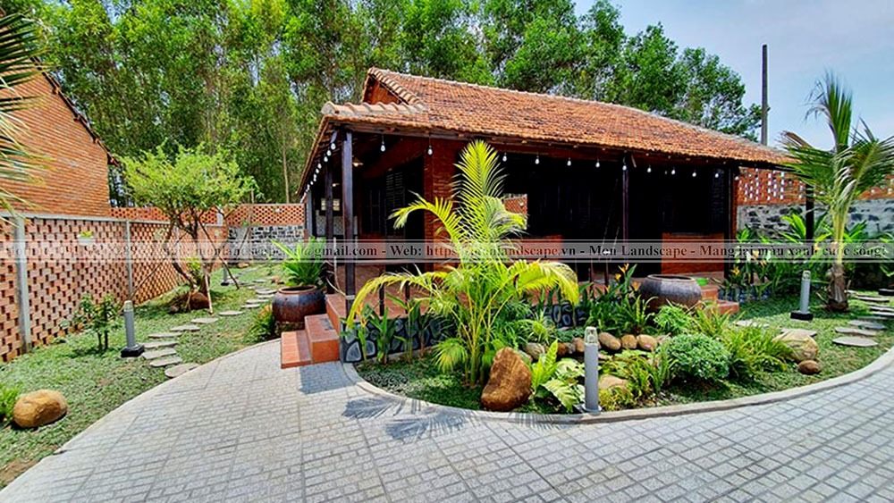 Tiểu cảnh bắt buộc ở sân vườn truyền thống